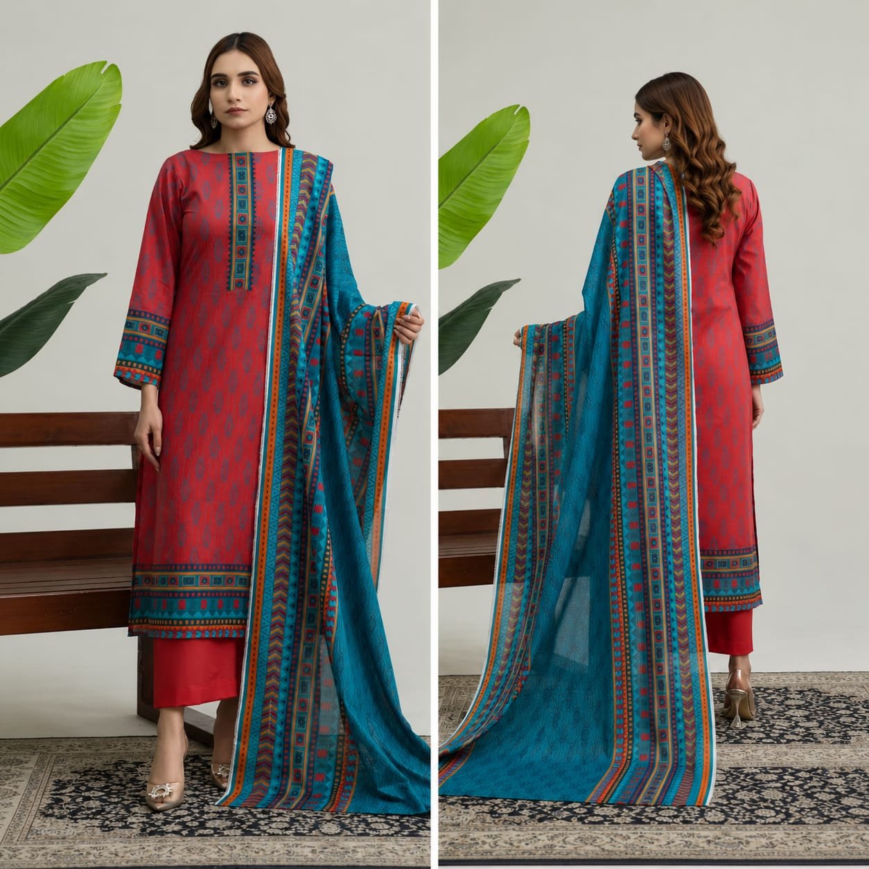 Digital Printed Airjet Lawn - Image 2