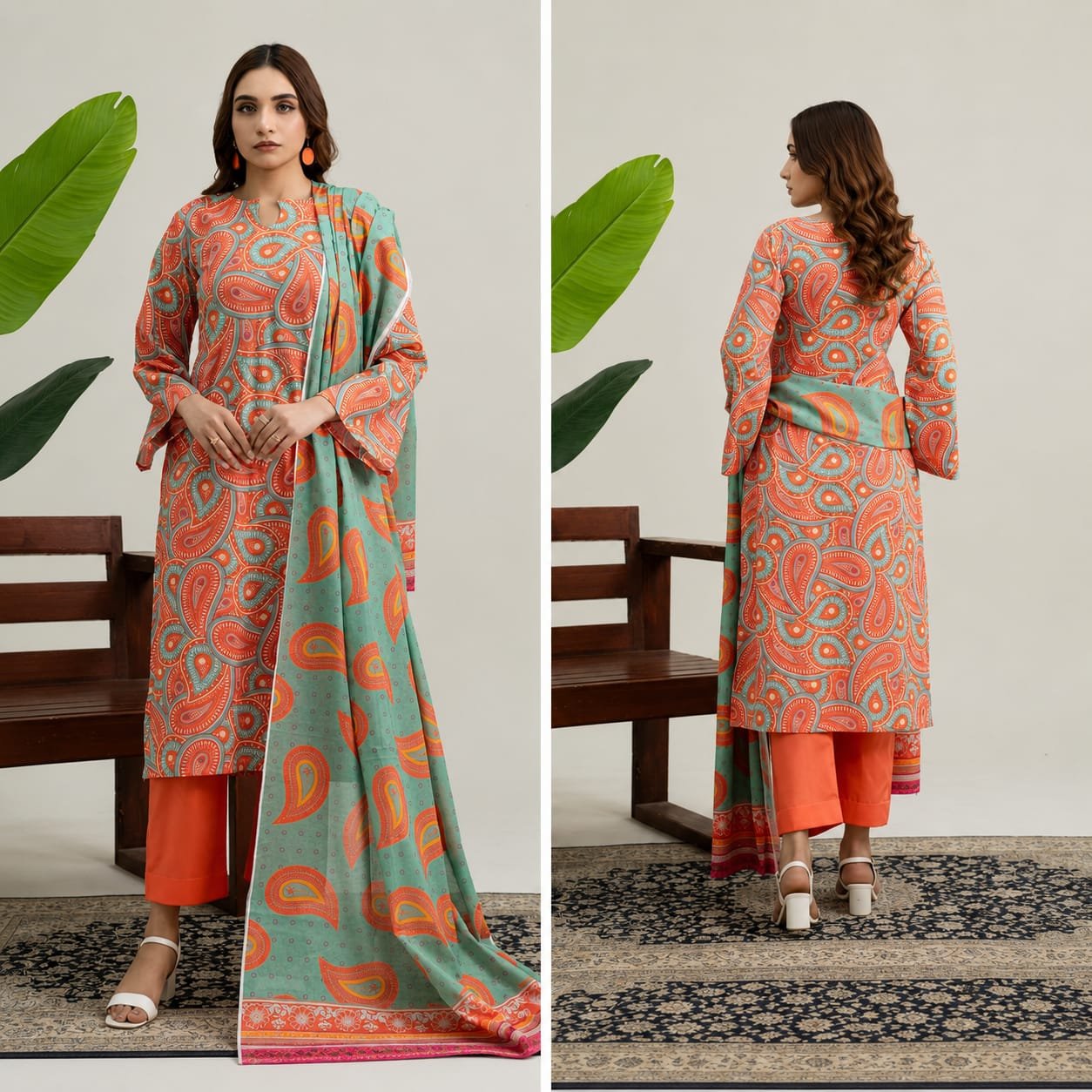 Digital Printed Airjet Lawn - Image 3