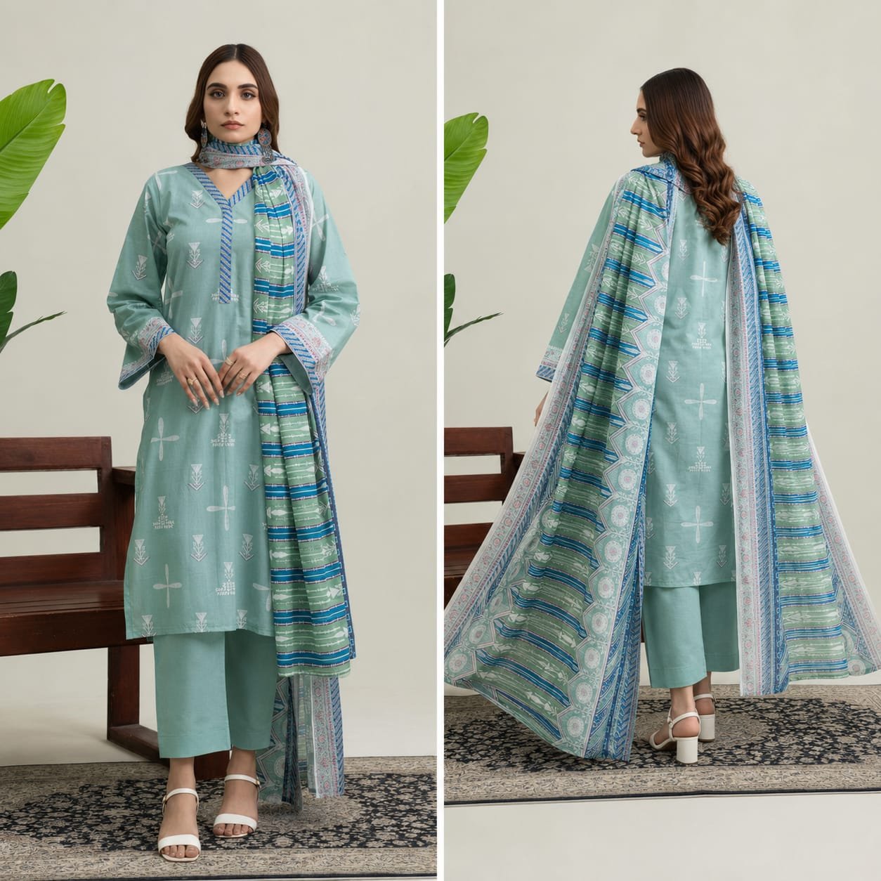 Digital Printed Airjet Lawn - Image 8