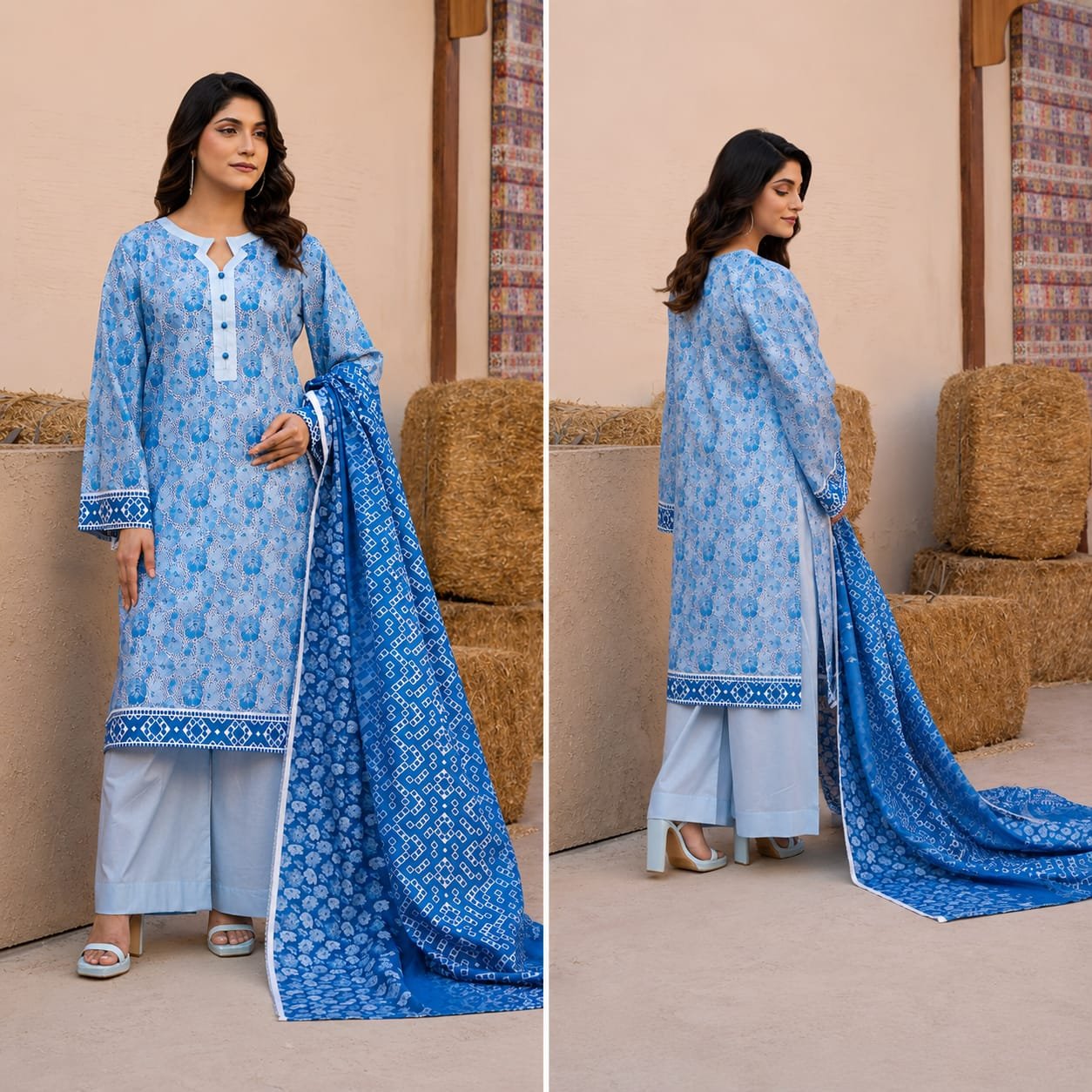 Digital Printed Airjet Lawn - Image 7