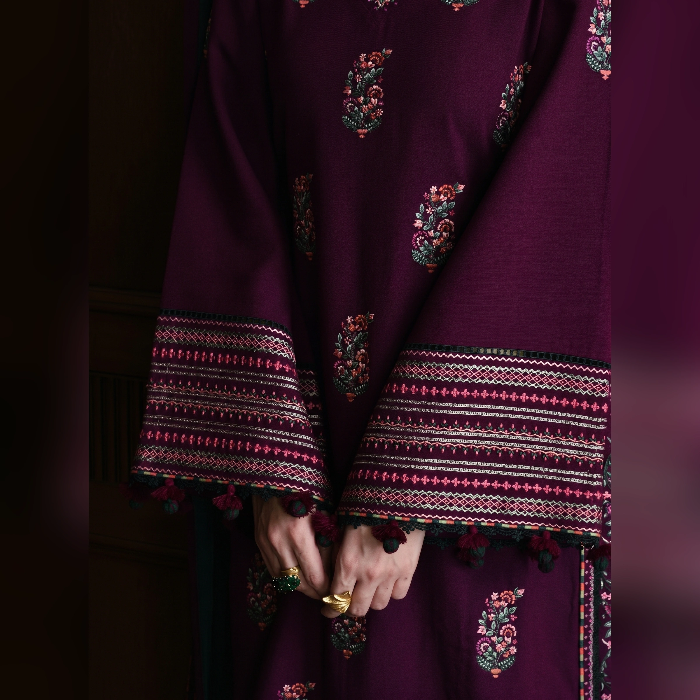 3PC EMB New Arrival's Summer Lawn Collection 2026 - Image 3