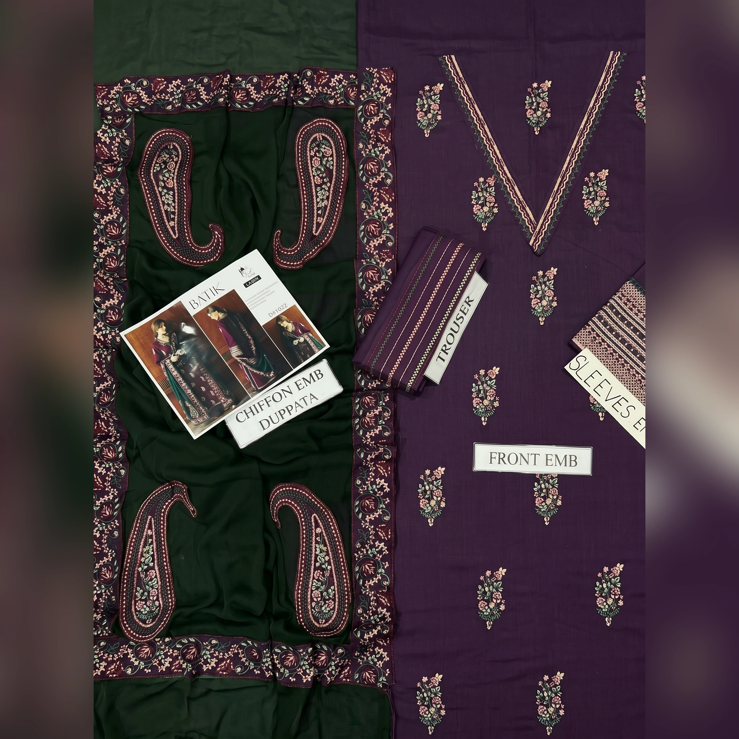 3PC EMB New Arrival's Summer Lawn Collection 2026 - Image 4